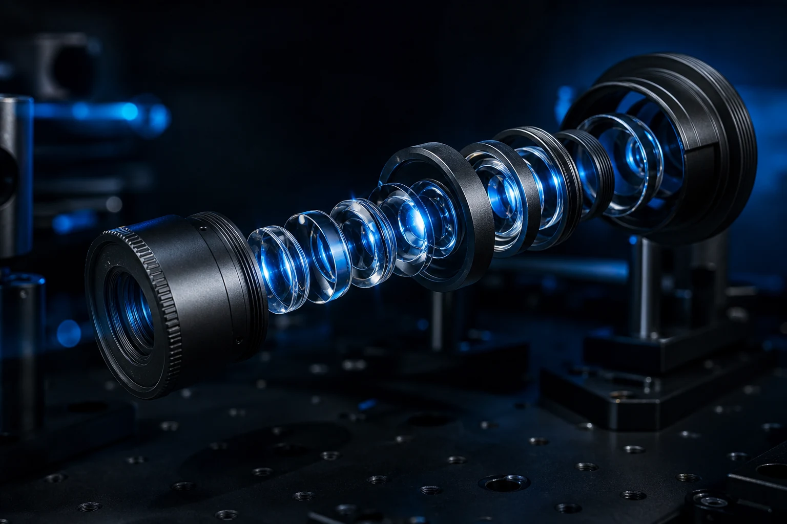 Lens & Optics engineering visualization