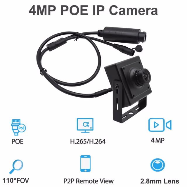 4MP Wide-Angle PoE Box Camera camera module