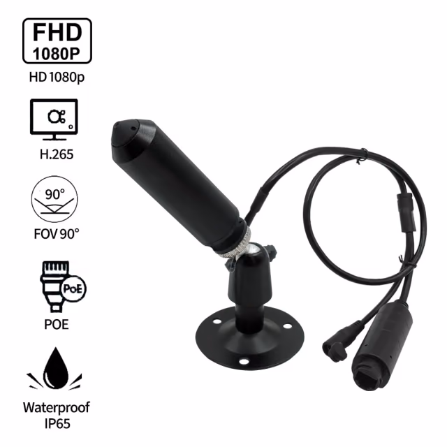 Vandal-Resistant Mini PoE Bullet Camera camera module