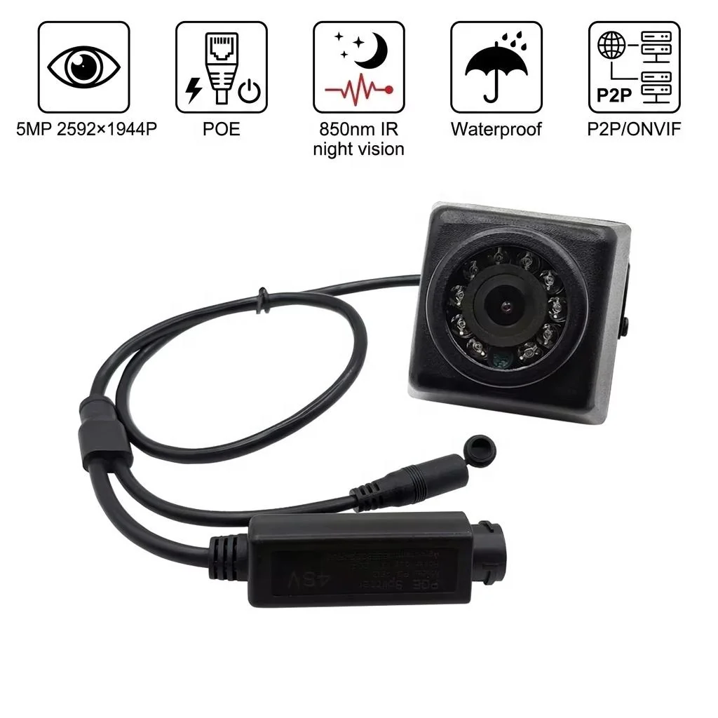 5MP Infrared PoE Network Camera camera module