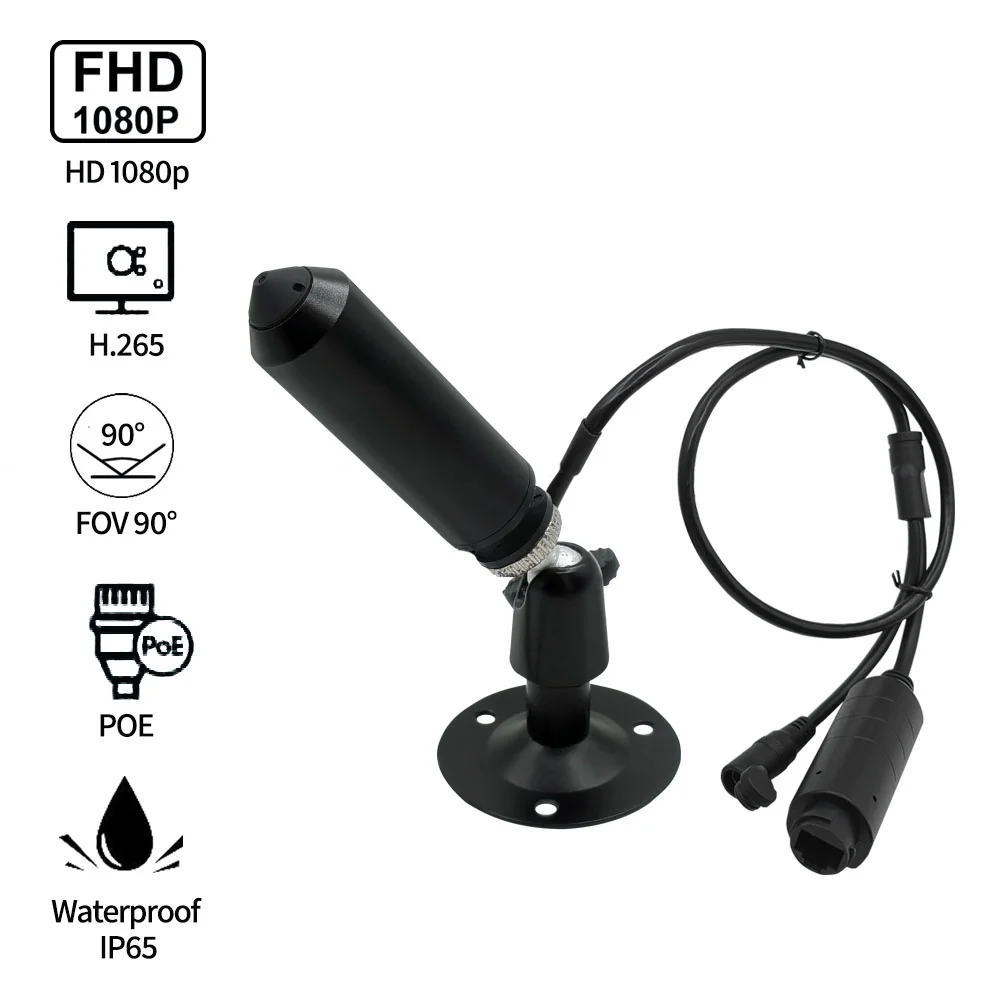Vandal-Resistant Mini PoE Bullet Camera camera module
